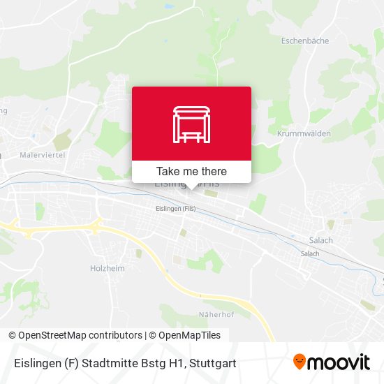 Eislingen (F) Stadtmitte Bstg H1 map