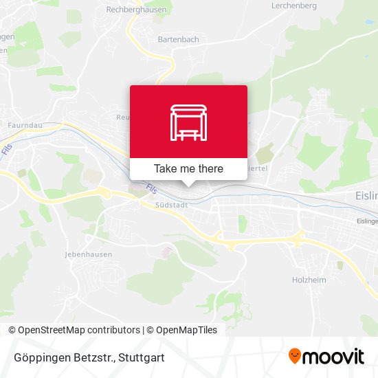Göppingen Betzstr. map