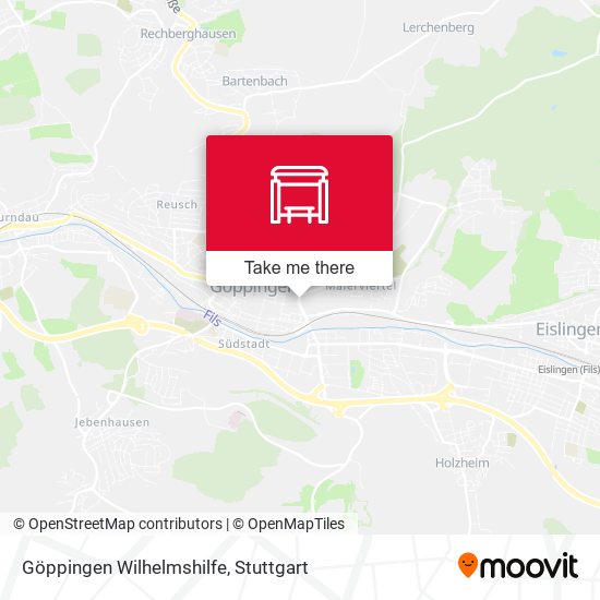 Göppingen Wilhelmshilfe map