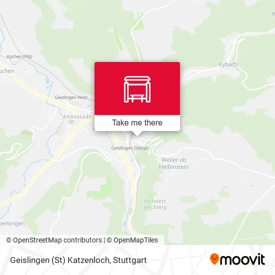 Карта Geislingen (St) Katzenloch