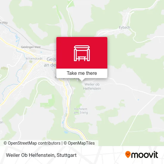 Weiler Ob Helfenstein map