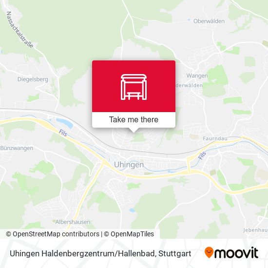 Uhingen Haldenbergzentrum / Hallenbad map