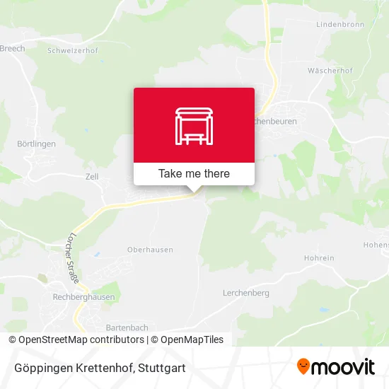 Карта Göppingen Krettenhof