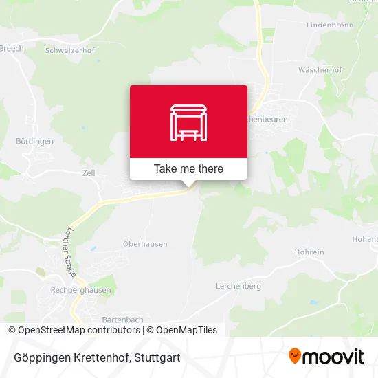 Карта Göppingen Krettenhof