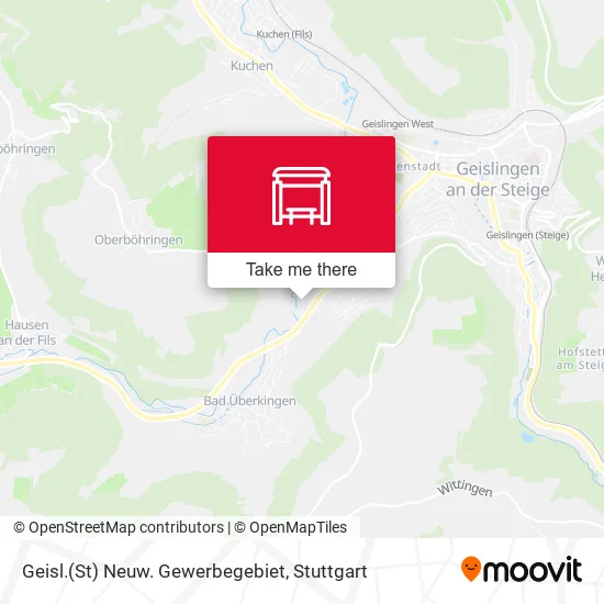 Карта Geisl.(St) Neuw. Gewerbegebiet