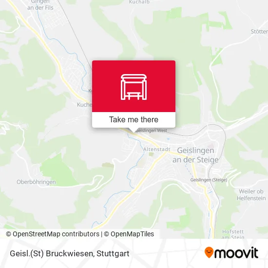 Карта Geisl.(St) Bruckwiesen