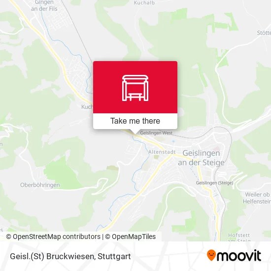 Карта Geisl.(St) Bruckwiesen