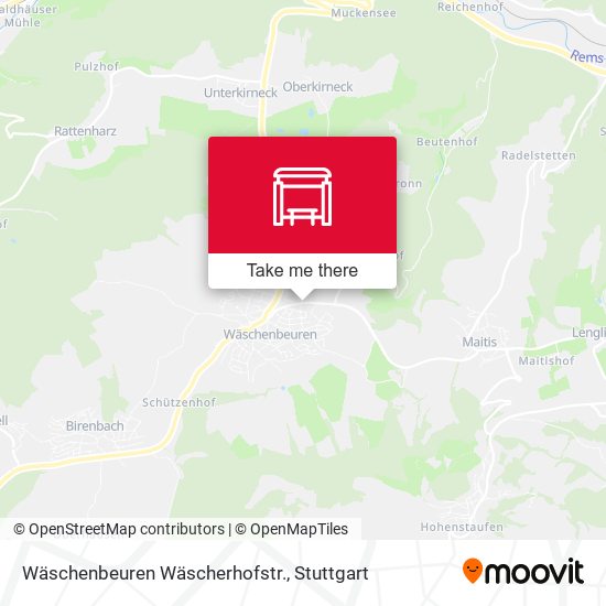 Wäschenbeuren Wäscherhofstr. map