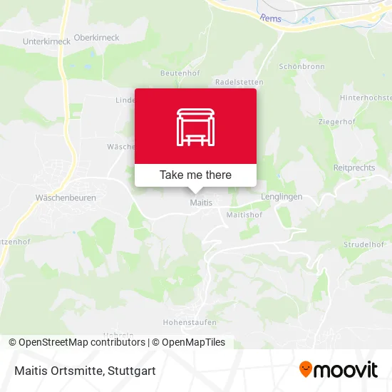 Карта Maitis Ortsmitte