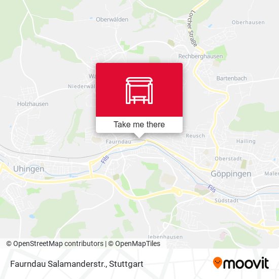 Faurndau Salamanderstr. map