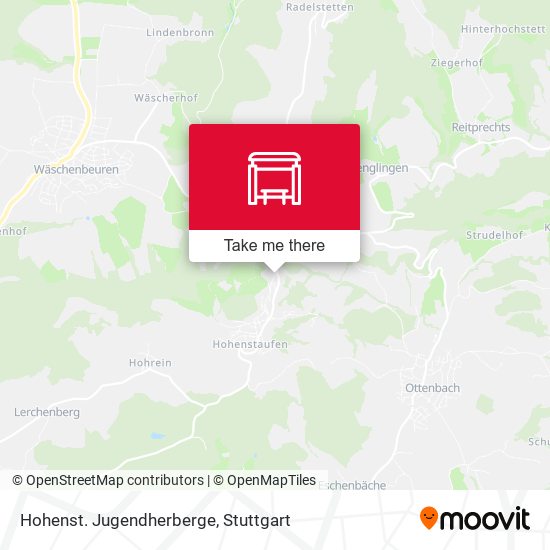 Hohenst. Jugendherberge map