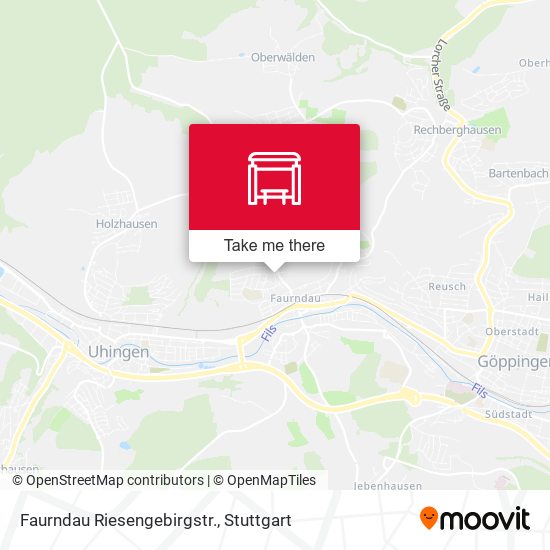 Карта Faurndau Riesengebirgstr.