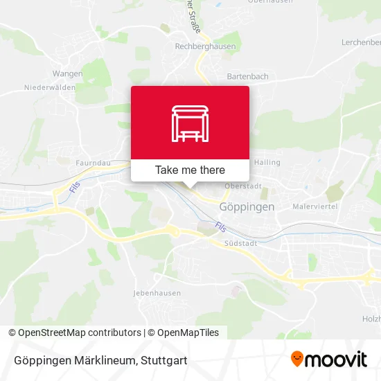 Карта Göppingen Märklineum