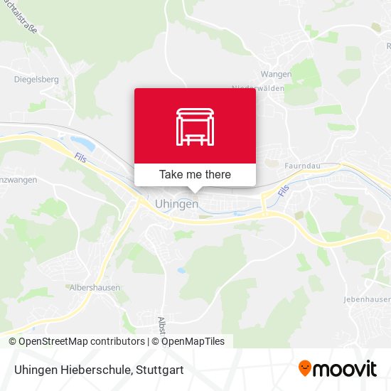 Карта Uhingen Hieberschule