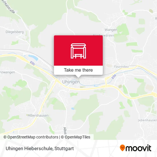 Карта Uhingen Hieberschule