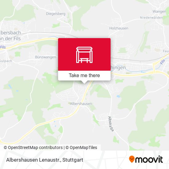 Albershausen Lenaustr. map