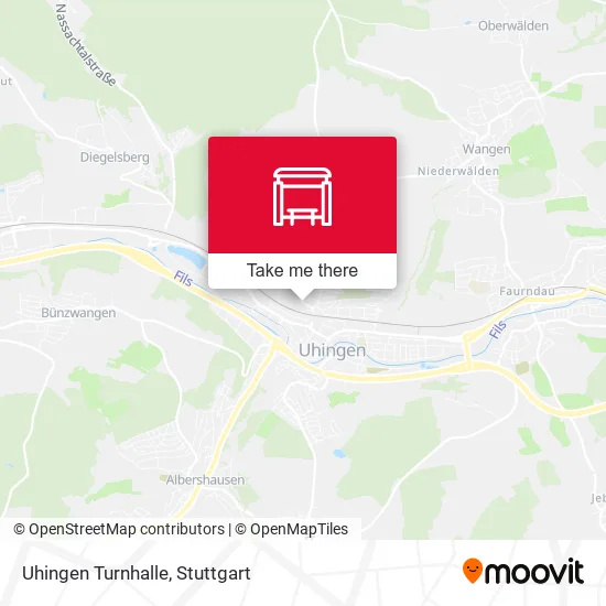 Карта Uhingen Turnhalle