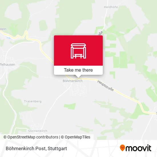 Карта Böhmenkirch Post