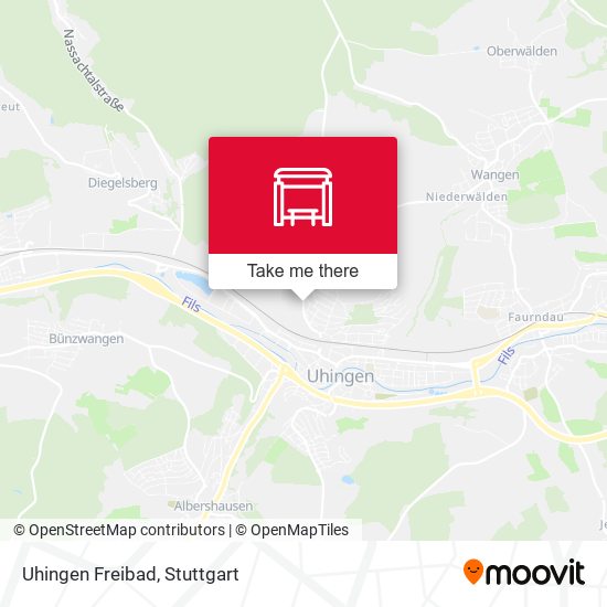 Карта Uhingen Freibad
