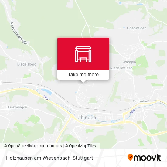 Карта Holzhausen am Wiesenbach