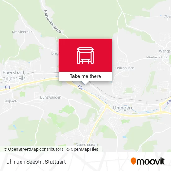 Uhingen Seestr. map
