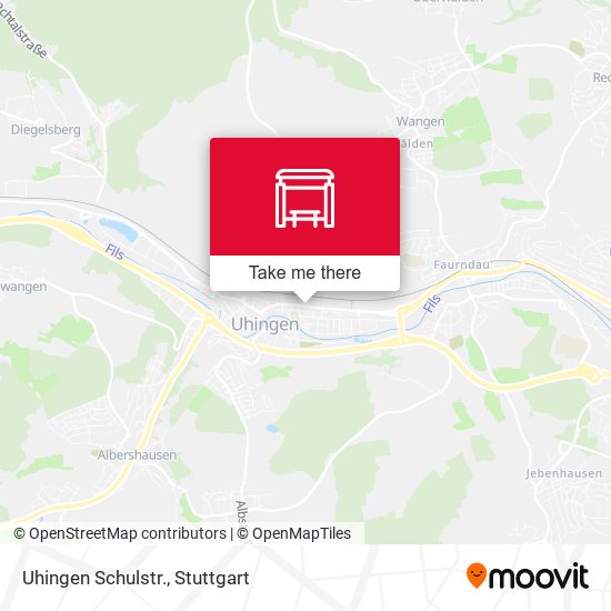 Карта Uhingen Schulstr.