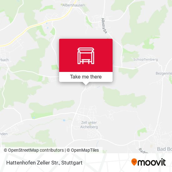 Карта Hattenhofen Zeller Str.