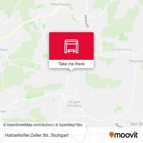 Карта Hattenhofen Zeller Str.