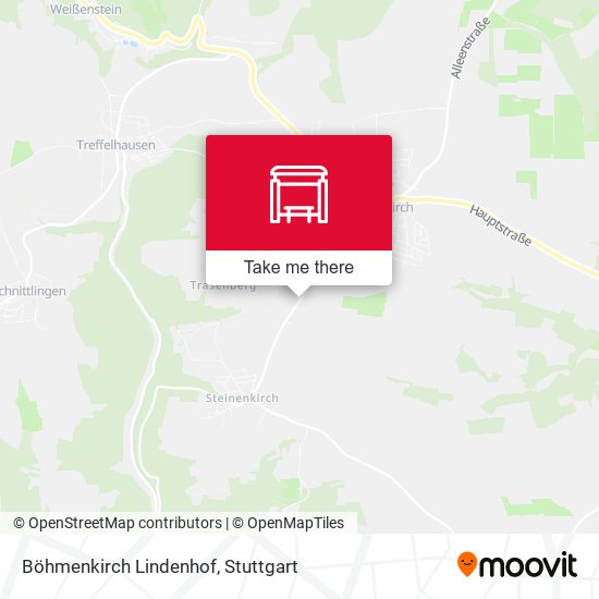 Böhmenkirch Lindenhof map