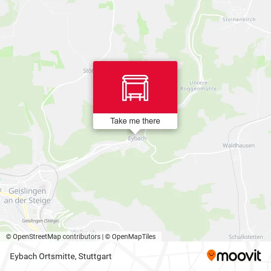 Карта Eybach Ortsmitte