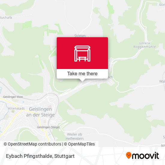 Карта Eybach Pfingsthalde