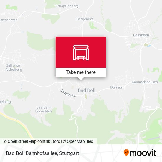 Bad Boll Bahnhofsallee map