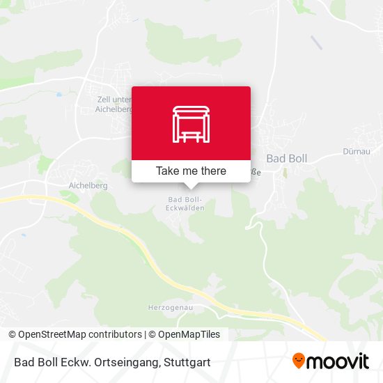Bad Boll Eckw. Ortseingang map