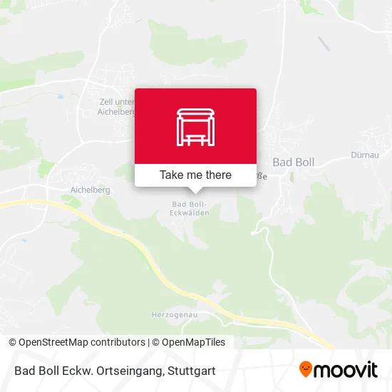 Карта Bad Boll Eckw. Ortseingang