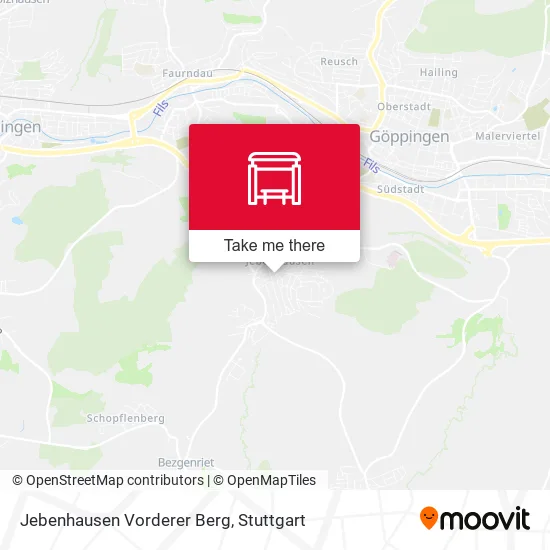 Карта Jebenhausen Vorderer Berg