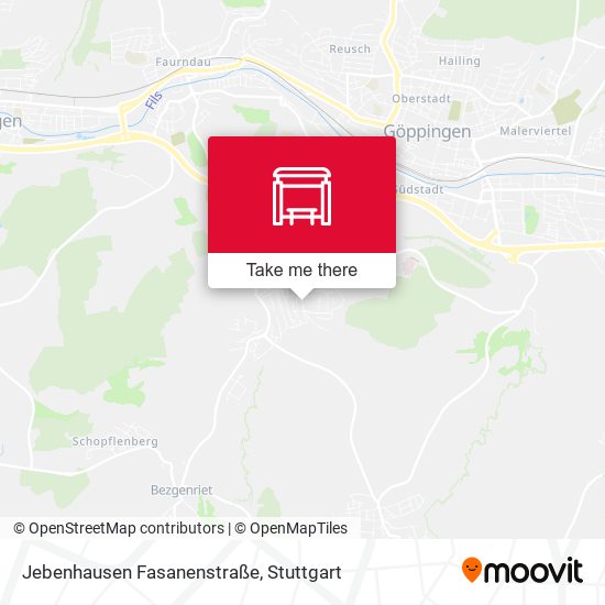Jebenhausen Fasanenstraße map