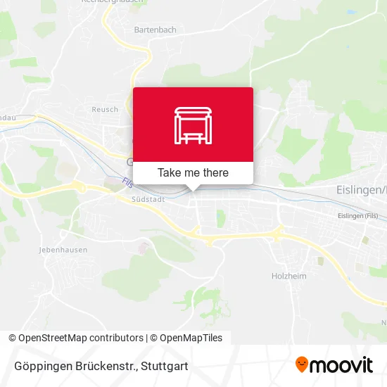 Карта Göppingen Brückenstr.