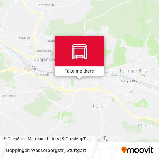 Карта Göppingen Wasserbergstr.