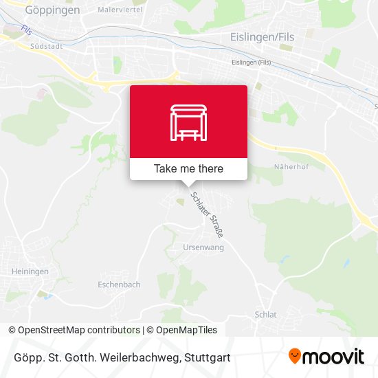 Göpp. St. Gotth. Weilerbachweg map