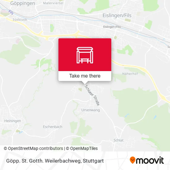Карта Göpp. St. Gotth. Weilerbachweg