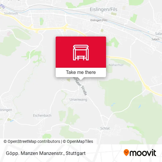 Карта Göpp. Manzen Manzenstr.