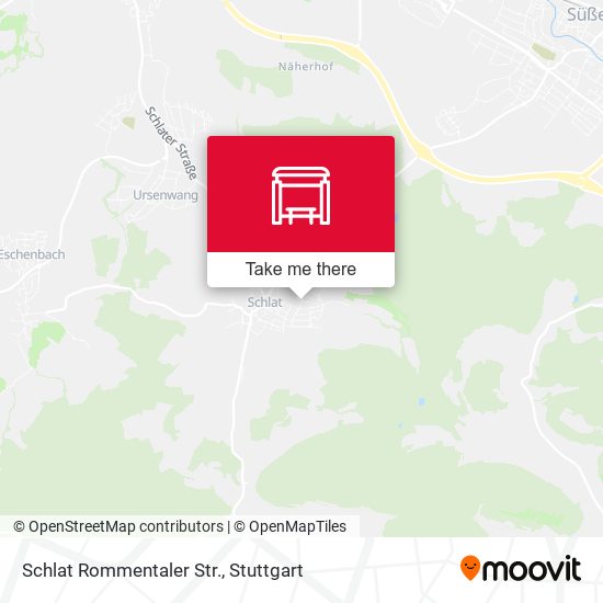 Карта Schlat Rommentaler Str.