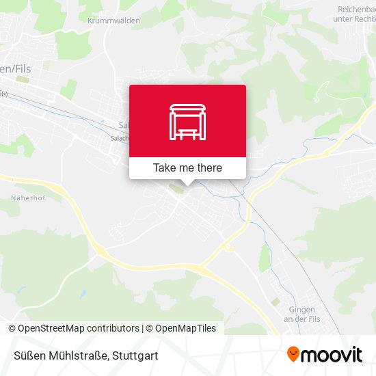 Süßen Mühlstraße map