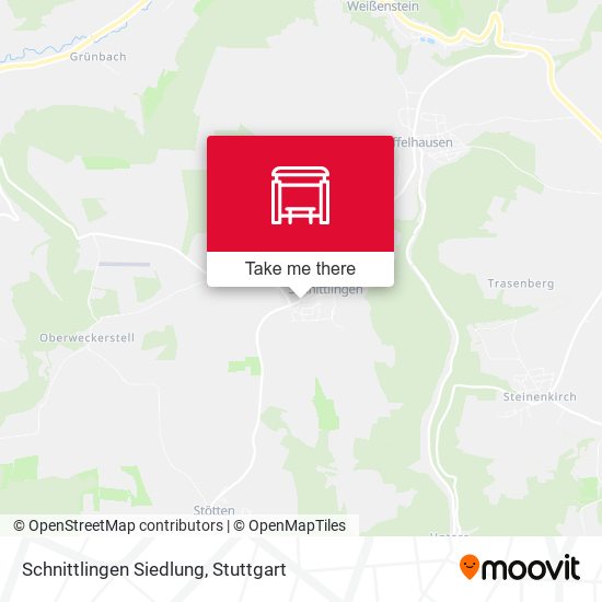 Schnittlingen Siedlung map
