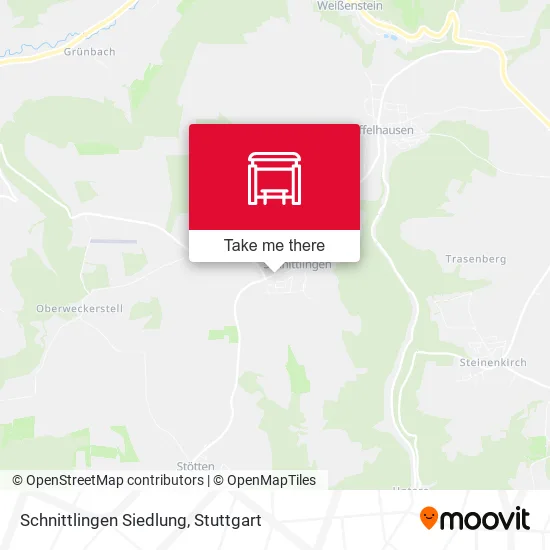 Карта Schnittlingen Siedlung