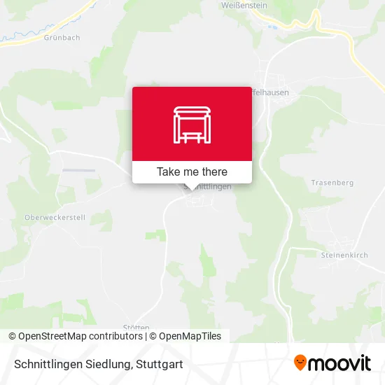 Карта Schnittlingen Siedlung