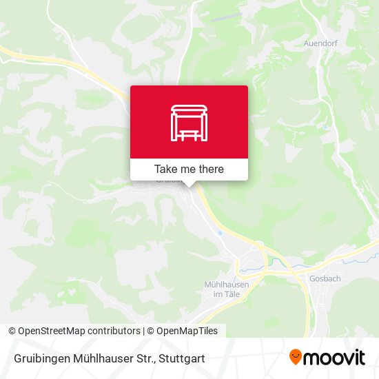 Карта Gruibingen Mühlhauser Str.