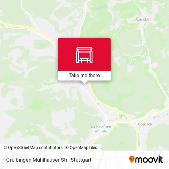 Карта Gruibingen Mühlhauser Str.