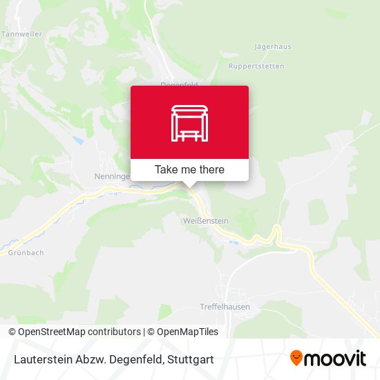 Lauterstein Abzw. Degenfeld map