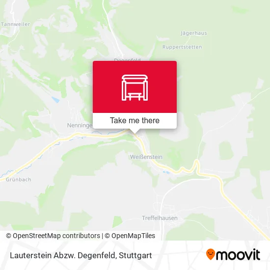 Карта Lauterstein Abzw. Degenfeld